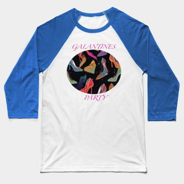 Galentines party shoes Baseball T-Shirt by sailorsam1805